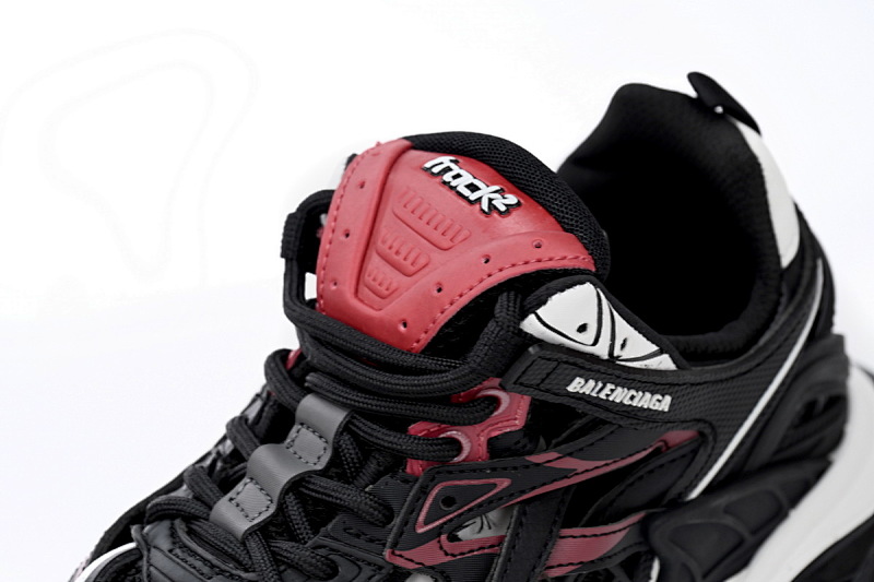 【EA0LL】黑白红-10 巴黎4代时尚跑鞋 568614 W2GN3 6000 Balenciaga Track 2 Sneaker Military Black White Red