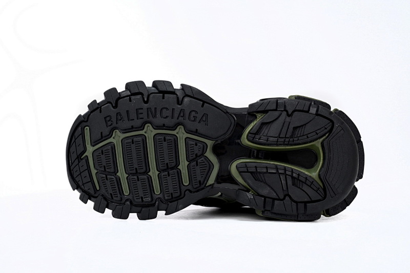 【EA0LL】军色黑-31 巴黎4代时尚跑鞋 568614 W3AE1 2311 Balenciaga Track 2 Sneaker Military Black