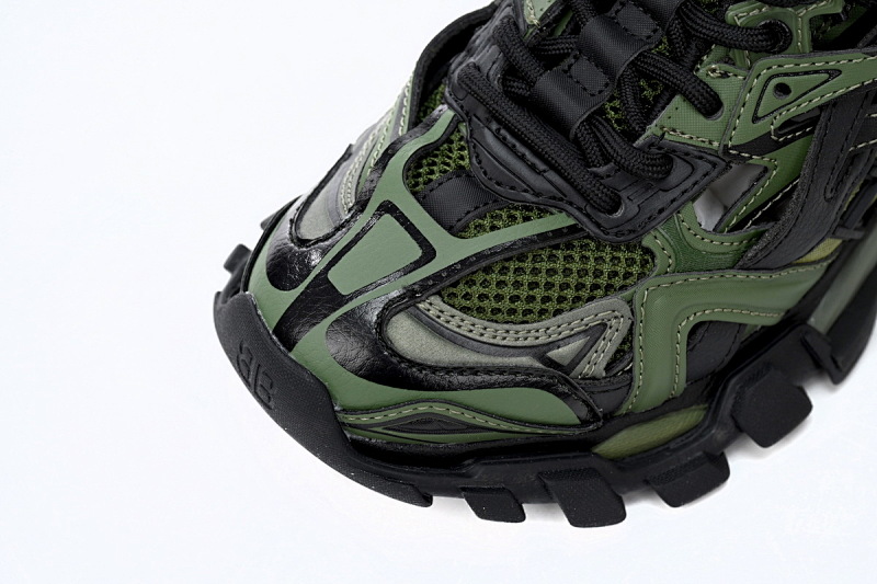 【EA0LL】军色黑-31 巴黎4代时尚跑鞋 568614 W3AE1 2311 Balenciaga Track 2 Sneaker Military Black