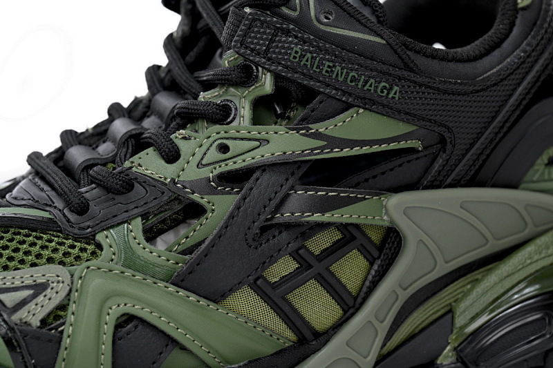 【EA0LL】军色黑-31 巴黎4代时尚跑鞋 568614 W3AE1 2311 Balenciaga Track 2 Sneaker Military Black