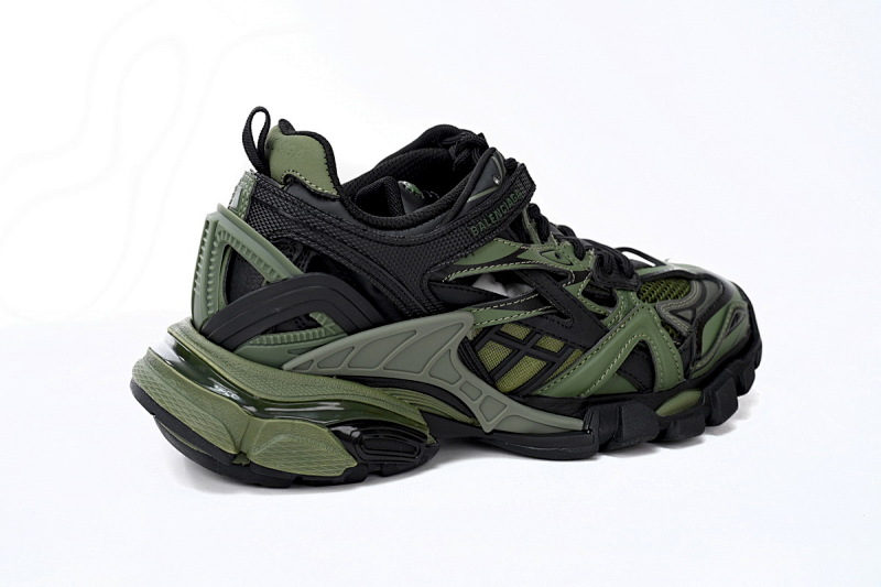 【EA0LL】军色黑-31 巴黎4代时尚跑鞋 568614 W3AE1 2311 Balenciaga Track 2 Sneaker Military Black