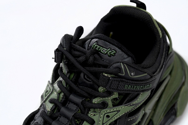 【EA0LL】军色黑-31 巴黎4代时尚跑鞋 568614 W3AE1 2311 Balenciaga Track 2 Sneaker Military Black