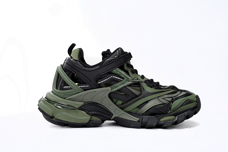 【EA0LL】军色黑-31 巴黎4代时尚跑鞋 568614 W3AE1 2311 Balenciaga Track 2 Sneaker Military Black