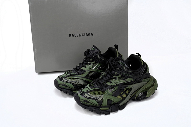 【EA0LL】军色黑-31 巴黎4代时尚跑鞋 568614 W3AE1 2311 Balenciaga Track 2 Sneaker Military Black