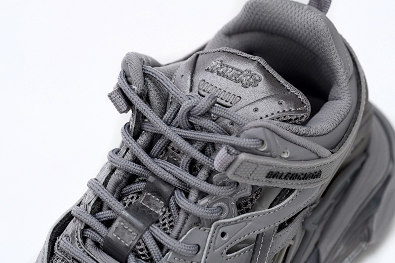 【EA0LL】灰色-39 巴黎4代时尚跑鞋 668822 W3CT1 1800 Balenciaga Track 2 Sneaker Grey
