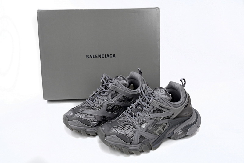 【EA0LL】灰色-39 巴黎4代时尚跑鞋 668822 W3CT1 1800 Balenciaga Track 2 Sneaker Grey