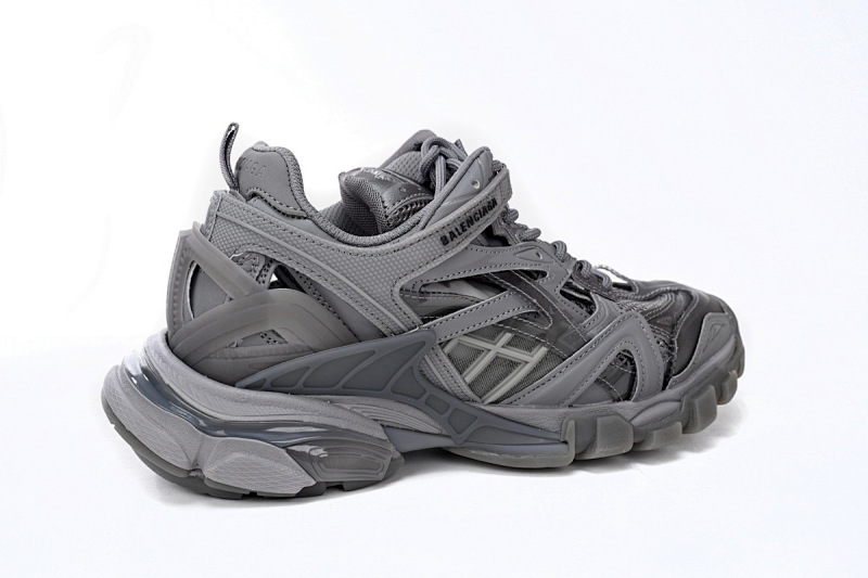 【EA0LL】灰色-39 巴黎4代时尚跑鞋 668822 W3CT1 1800 Balenciaga Track 2 Sneaker Grey