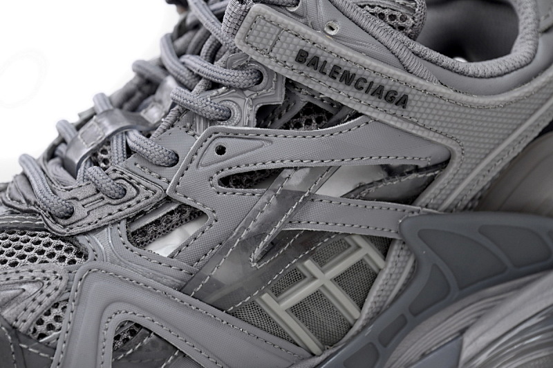 【EA0LL】灰色-39 巴黎4代时尚跑鞋 668822 W3CT1 1800 Balenciaga Track 2 Sneaker Grey