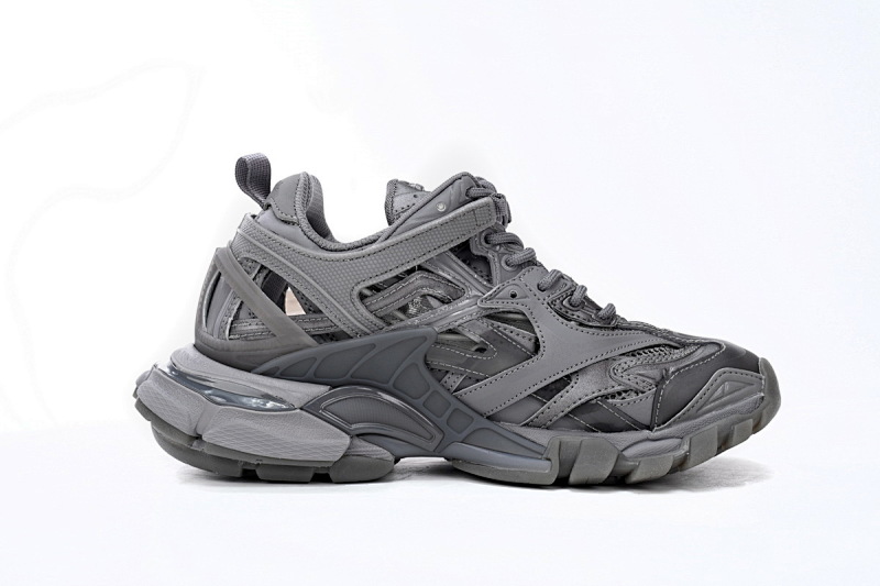 【EA0LL】灰色-39 巴黎4代时尚跑鞋 668822 W3CT1 1800 Balenciaga Track 2 Sneaker Grey
