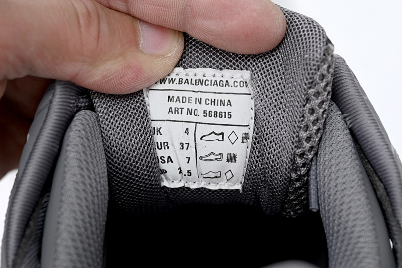 【EA0LL】灰色-39 巴黎4代时尚跑鞋 668822 W3CT1 1800 Balenciaga Track 2 Sneaker Grey