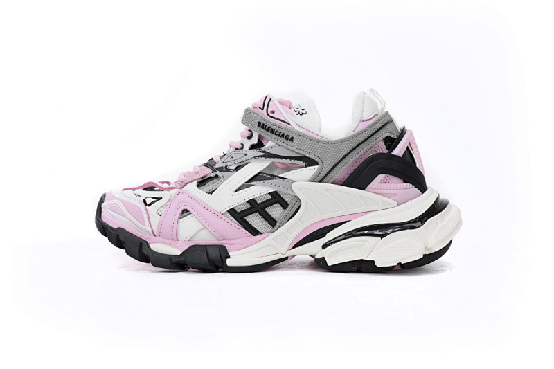 【EA0LL】粉白-35 巴黎4代时尚跑鞋 568615 W3AE2 5291 Balenciaga Track 2 Sneaker Pink White