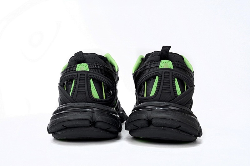 【EA0LL】黑绿-12 巴黎4代时尚跑鞋 568614 W2GN3 1086 Balenciaga Track 2 Sneaker Black Green