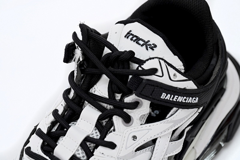 【EA0LL】黑白-23 巴黎4代时尚跑鞋 568614 W2GN3 1090 Balenciaga Track 2 Sneaker Black And White