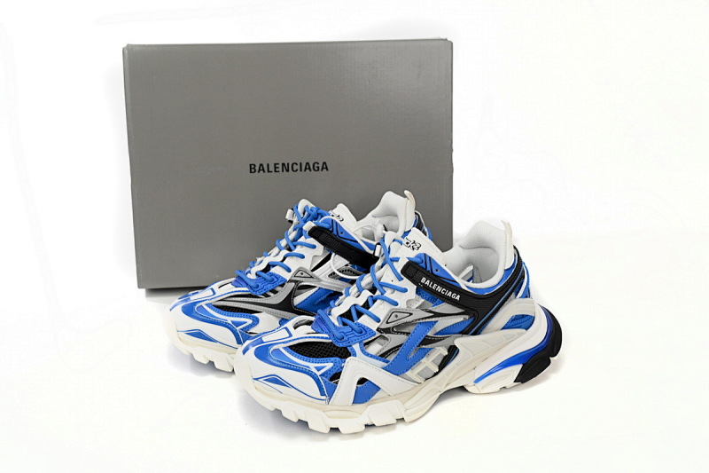【EA0LL】蓝白-37 巴黎4代时尚跑鞋 568614 W3AE2 4191 Balenciaga Track 2 Sneaker Blue White