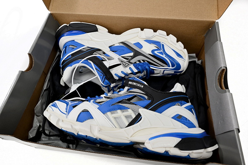 【EA0LL】蓝白-37 巴黎4代时尚跑鞋 568614 W3AE2 4191 Balenciaga Track 2 Sneaker Blue White