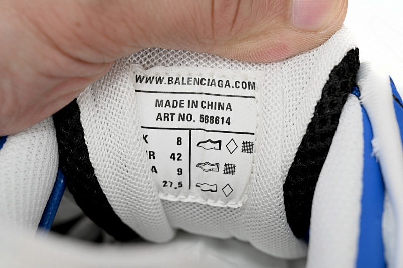 【EA0LL】蓝白-37 巴黎4代时尚跑鞋 568614 W3AE2 4191 Balenciaga Track 2 Sneaker Blue White