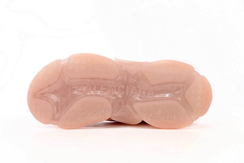 【DA0LJ】粉色-20 巴黎世家水晶透明底气垫鞋 544351 W09O1 3820 Balenciaga Triple S  Pink