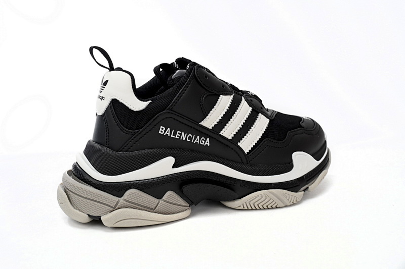 yupoo_372328_57964a2b.jpg 【CA0LJ】AD黑白杠-2 巴黎1代复古老爹鞋 712764 W2ZB2 1090 adidas x Balenciaga Triple S Black And White Bars