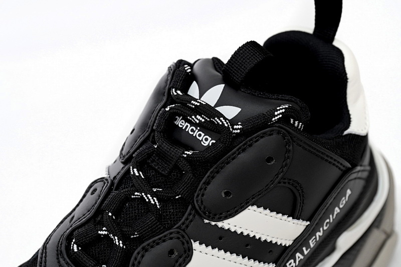 yupoo_372328_99ddd8e9.jpg 【CA0LJ】AD黑白杠-2 巴黎1代复古老爹鞋 712764 W2ZB2 1090 adidas x Balenciaga Triple S Black And White Bars