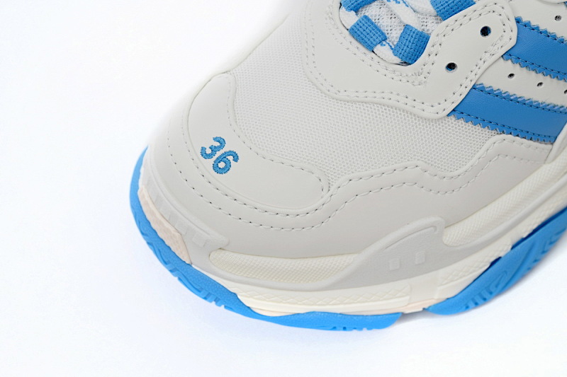 yupoo_372355_e1f65e0d.jpg 【CA0LJ】AD白蓝杠-3 巴黎1代复古老爹鞋 712764 W2ZB3 9040 adidas x Balenciaga Triple S White And Blue Bars