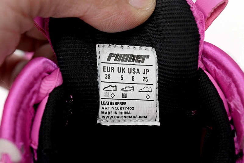 【EA5LJ】黑红-22 巴黎世家7代减震运动跑步鞋 677402 W3RB2 5510 Balenciaga Runner Black Red