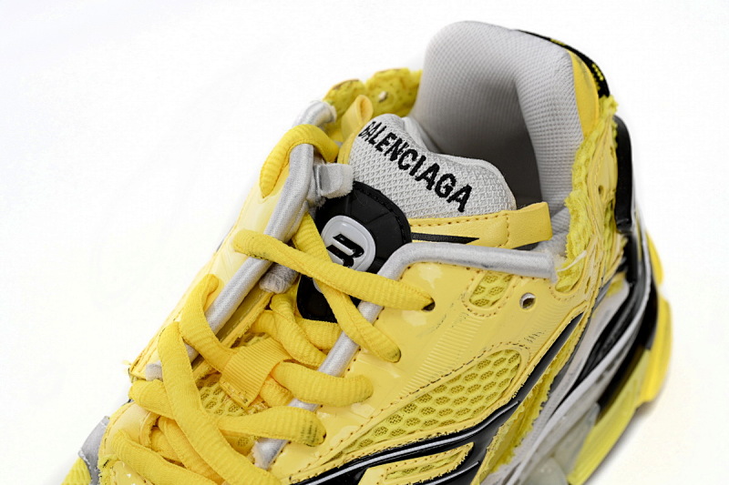 【EA5LJ】黑黄-30 巴黎世家7代减震运动跑步鞋 677402 W2RD3 0510 Balenciaga Black Yellow