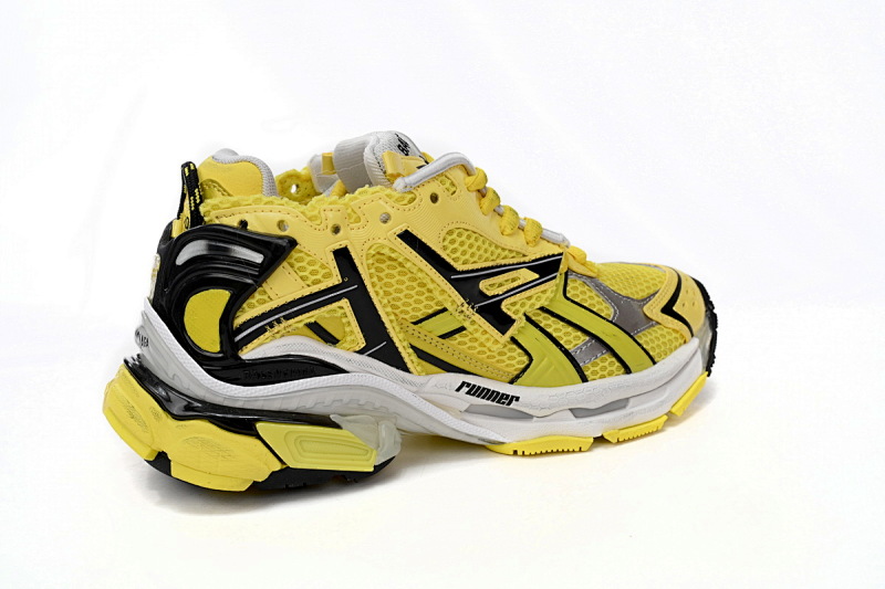 【EA5LJ】黑黄-30 巴黎世家7代减震运动跑步鞋 677402 W2RD3 0510 Balenciaga Black Yellow