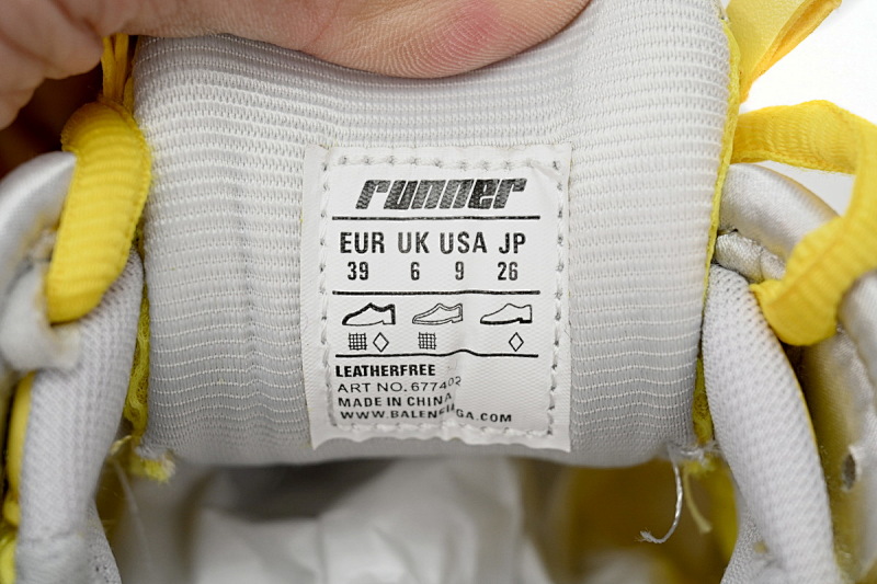 【EA5LJ】黑黄-30 巴黎世家7代减震运动跑步鞋 677402 W2RD3 0510 Balenciaga Black Yellow