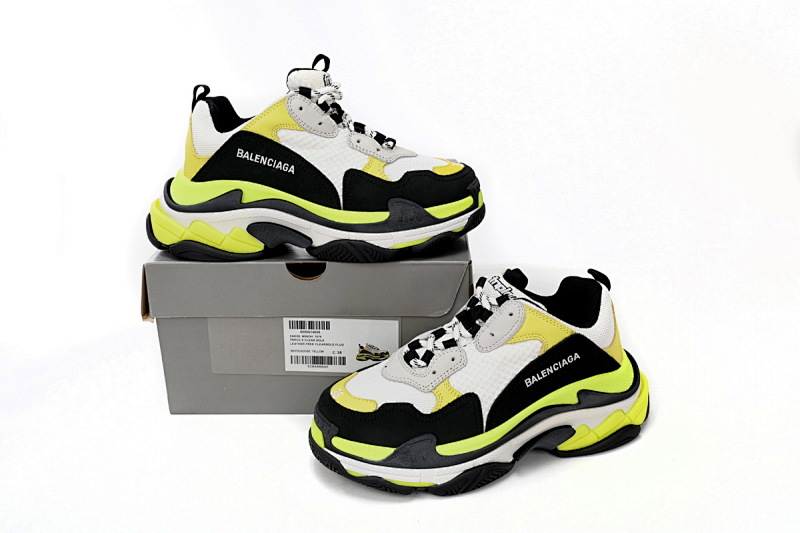 yupoo_372702_def840e0.jpg 【CA0LJ】黑白黄-48 巴黎1代复古老爹鞋 524039 W09OH 7079 Balenciaga Black, White, And Yellow