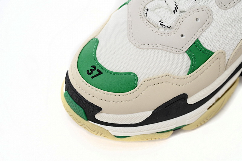 yupoo_372729_eb972451.jpg 【CA0LJ】黑白绿-40 巴黎1代复古老爹鞋 524039 W09O1 9090 Balenciaga Black And White Green