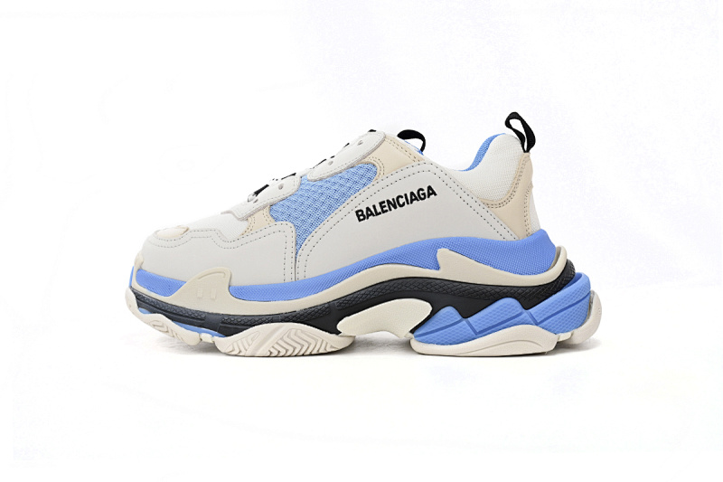 【CA0LJ】白蓝网-42 巴黎1代复古老爹鞋 524039 W09O5 9039 Balenciaga White Blue Net