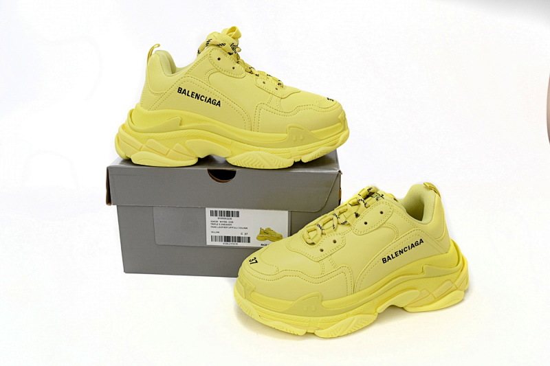 【CA0LJ】全黄-82 巴黎1代复古老爹鞋 524039 W1FB6 2308 Balenciaga All Yellow
