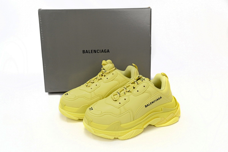 【CA0LJ】全黄-82 巴黎1代复古老爹鞋 524039 W1FB6 2308 Balenciaga All Yellow