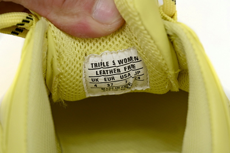 【CA0LJ】全黄-82 巴黎1代复古老爹鞋 524039 W1FB6 2308 Balenciaga All Yellow
