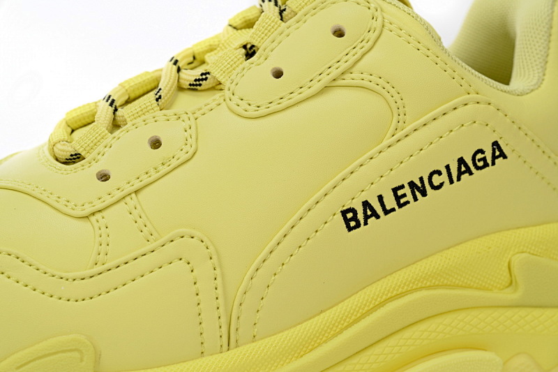 【CA0LJ】全黄-82 巴黎1代复古老爹鞋 524039 W1FB6 2308 Balenciaga All Yellow