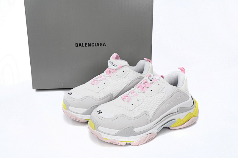 【CA0LJ】浅粉色-83 巴黎1代复古老爹鞋 524039 W2FW4 7541 Balenciaga Triple Light Pink
