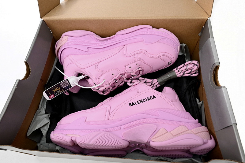 【CA0LJ】粉色-81 巴黎1代复古老爹鞋 524039 W09OE 7581 Balenciaga Triple Pink