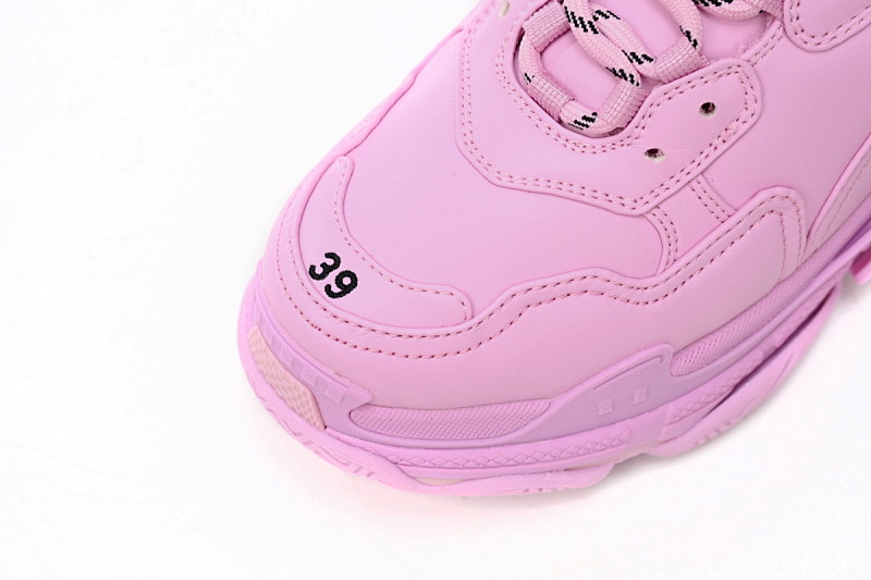 【CA0LJ】粉色-81 巴黎1代复古老爹鞋 524039 W09OE 7581 Balenciaga Triple Pink