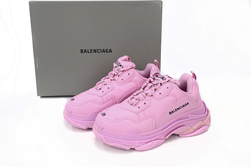 【CA0LJ】粉色-81 巴黎1代复古老爹鞋 524039 W09OE 7581 Balenciaga Triple Pink