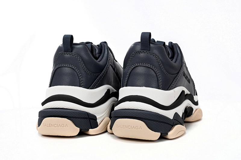 【CA0LJ】黑白粉-90 巴黎1代复古老爹鞋 524039 W2FAD 4197 Balenciaga Triple Black And White Powder