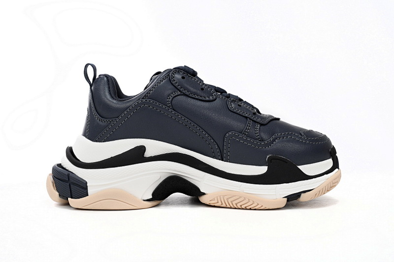 【CA0LJ】黑白粉-90 巴黎1代复古老爹鞋 524039 W2FAD 4197 Balenciaga Triple Black And White Powder