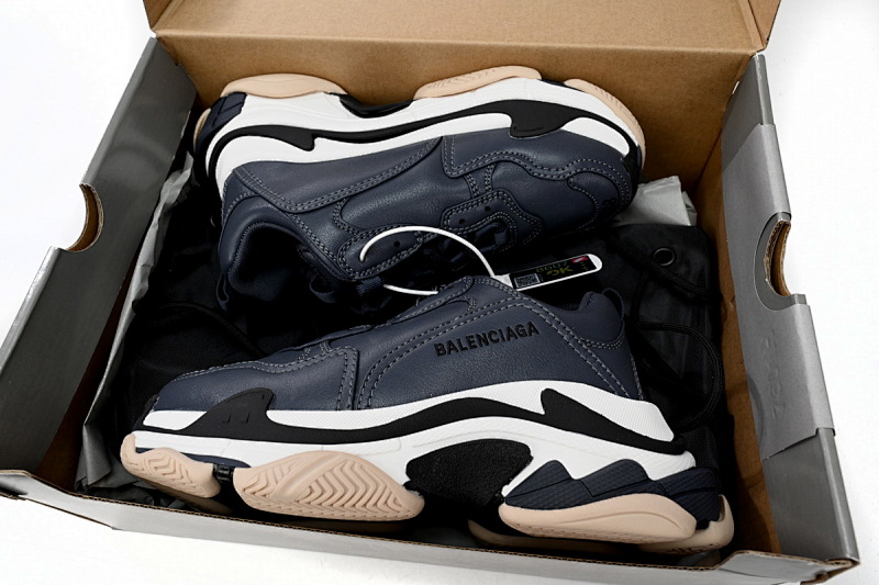 【CA0LJ】黑白粉-90 巴黎1代复古老爹鞋 524039 W2FAD 4197 Balenciaga Triple Black And White Powder