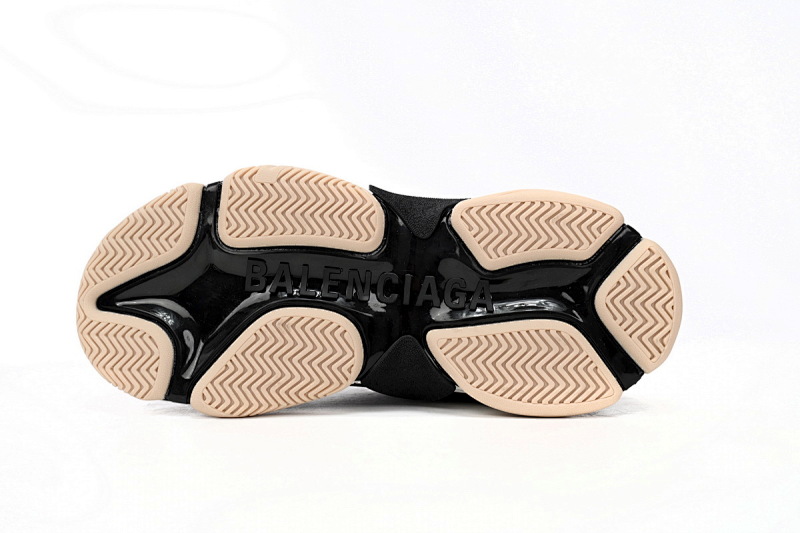 【CA0LJ】黑白粉-90 巴黎1代复古老爹鞋 524039 W2FAD 4197 Balenciaga Triple Black And White Powder