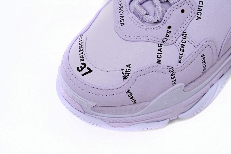 【CA0LJ】紫色联名-86 巴黎1代复古老爹鞋 524039 W8BR1 2055 Balenciaga Purple Co Branding