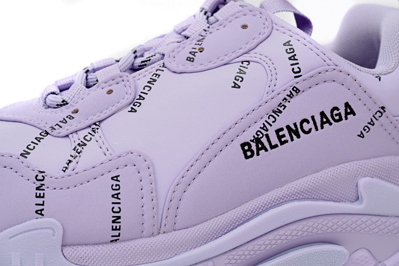 【CA0LJ】紫色联名-86 巴黎1代复古老爹鞋 524039 W8BR1 2055 Balenciaga Purple Co Branding