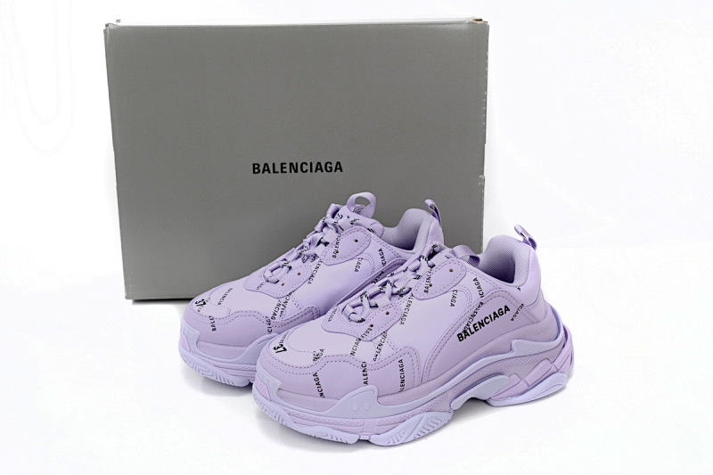 【CA0LJ】紫色联名-86 巴黎1代复古老爹鞋 524039 W8BR1 2055 Balenciaga Purple Co Branding