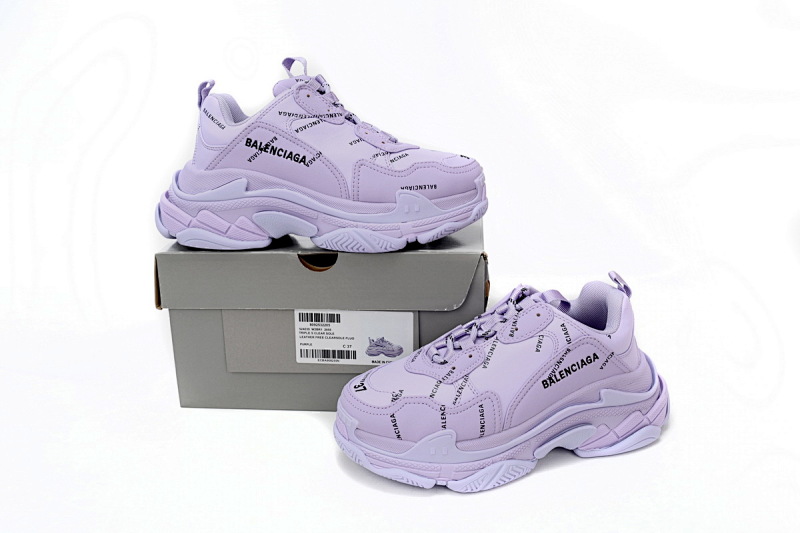 【CA0LJ】紫色联名-86 巴黎1代复古老爹鞋 524039 W8BR1 2055 Balenciaga Purple Co Branding