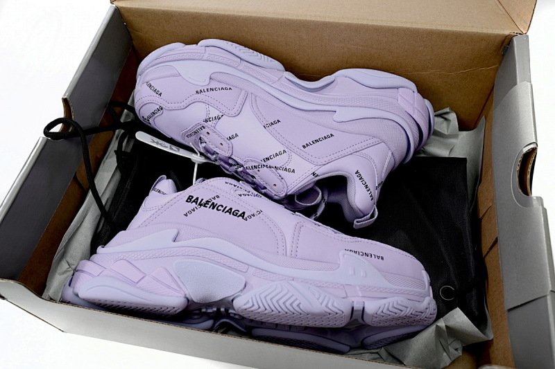 【CA0LJ】紫色联名-86 巴黎1代复古老爹鞋 524039 W8BR1 2055 Balenciaga Purple Co Branding