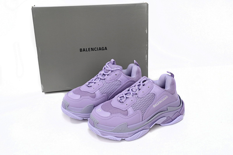 【CA0LJ】紫色-73 巴黎1代复古老爹鞋 524039 W73B0 9590 Balenciaga Triple Pur Ple