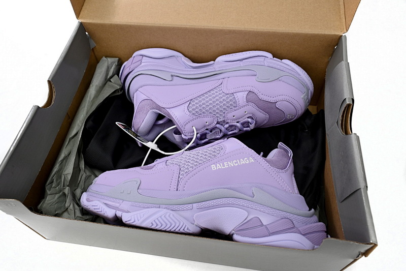 【CA0LJ】紫色-73 巴黎1代复古老爹鞋 524039 W73B0 9590 Balenciaga Triple Pur Ple